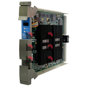 The HPM Communication and Control Processor (51403988-150) performs the network communication functions of the HPM.